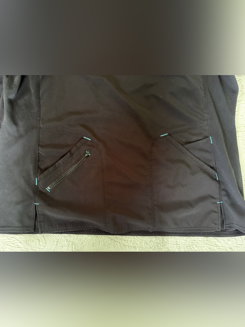 Set of 2 - Black Medical Scrub Tops by Conmeneii - size 2XL - Picture 2 of 8